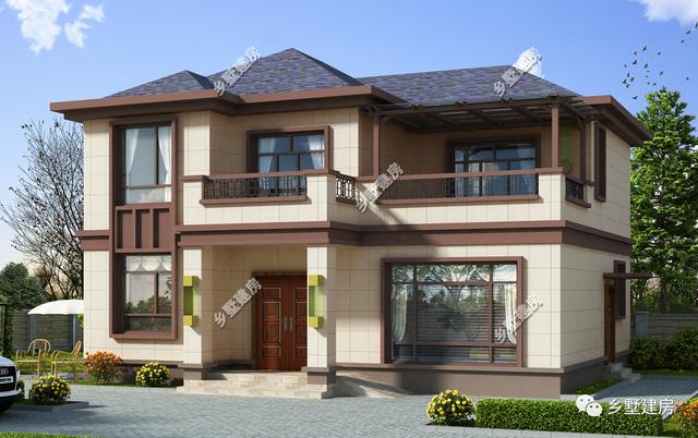 二層美式自建房別墅圖，時下最流行最受年輕人喜愛的別墅風格