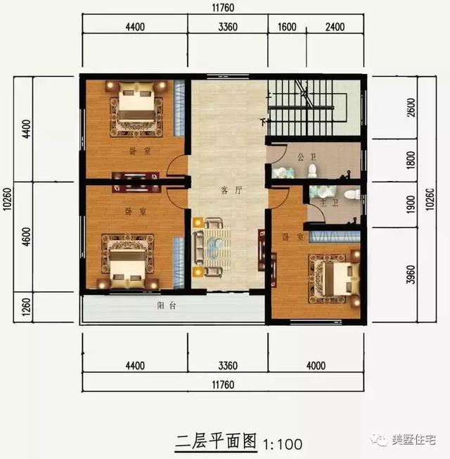 8棟120平左右農村別墅圖，符合宅基地批準，建成之后家人喜歡鄰里夸