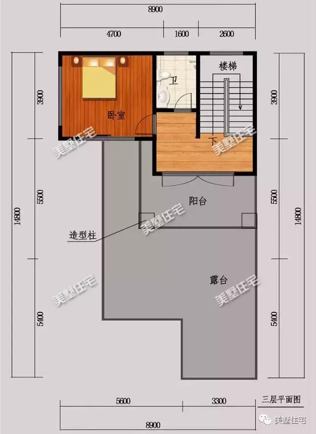 8棟120平左右農村別墅圖，符合宅基地批準，建成之后家人喜歡鄰里夸