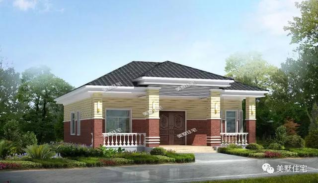 5款一層養(yǎng)老別墅，造型美布局佳，造價還便宜，爸媽一定很喜歡