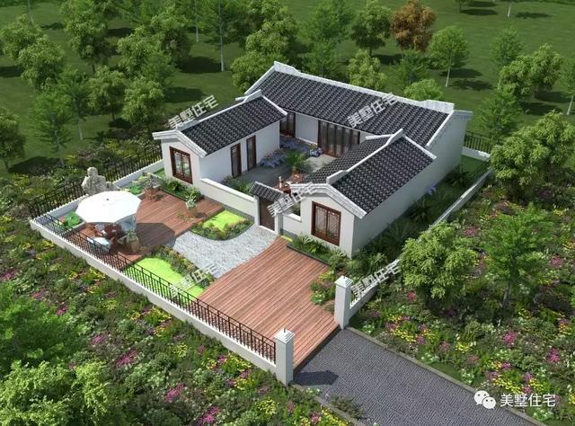 5款一層養(yǎng)老別墅，造型美布局佳，造價還便宜，爸媽一定很喜歡