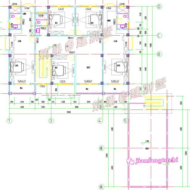 二層農(nóng)村自建別墅設(shè)計(jì)圖18x12米，室外廚房+外樓梯，造價(jià)只要40萬