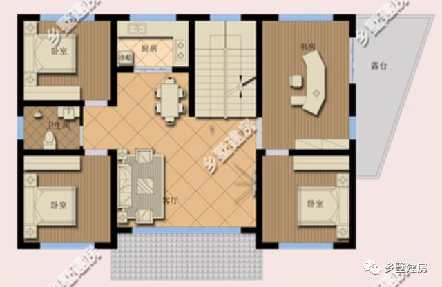 三款三層農(nóng)村自建別墅精品圖紙，棟棟都這么好看，真是藏不住的喜歡！