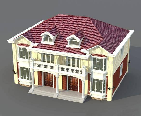 兄弟雙拼自建房，美觀大氣，戶型非常實用，看了真的好想回家建房！