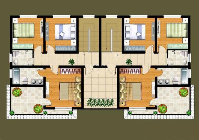 兄弟雙拼自建房，美觀大氣，戶型非常實用，看了真的好想回家建房！