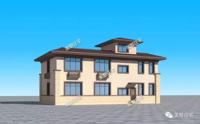 開間9米的新中式美宅設計圖，糅合了中西方迥異的審美，驚艷眾人