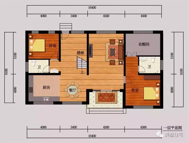 開間9米的新中式美宅設計圖，糅合了中西方迥異的審美，驚艷眾人