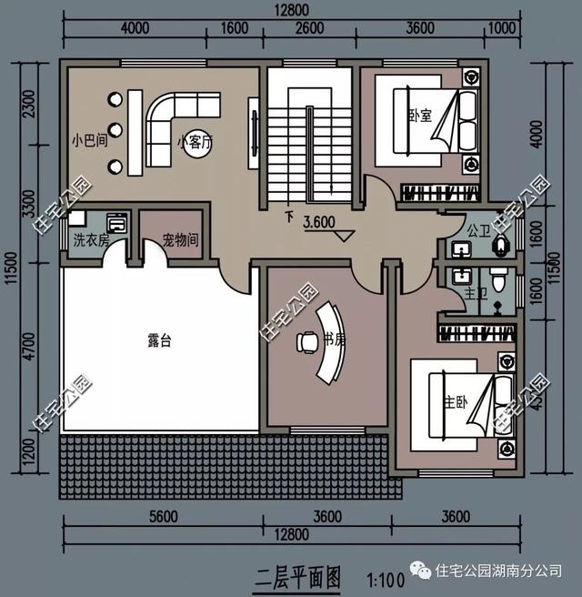 11×12米農村現代風別墅設計圖，大露臺、寵物間、小吧間都是當下室內設計的時尚新寵，年輕人的最愛