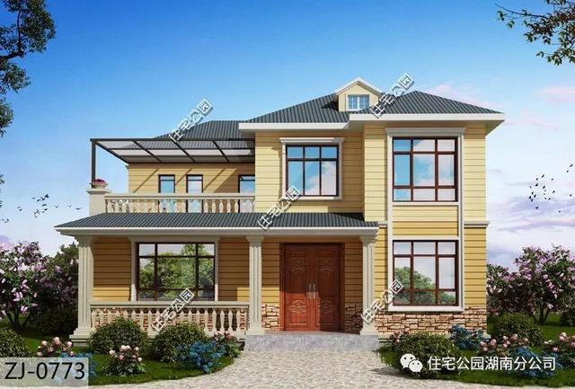 11×12米農村現代風別墅設計圖，大露臺、寵物間、小吧間都是當下室內設計的時尚新寵，年輕人的最愛