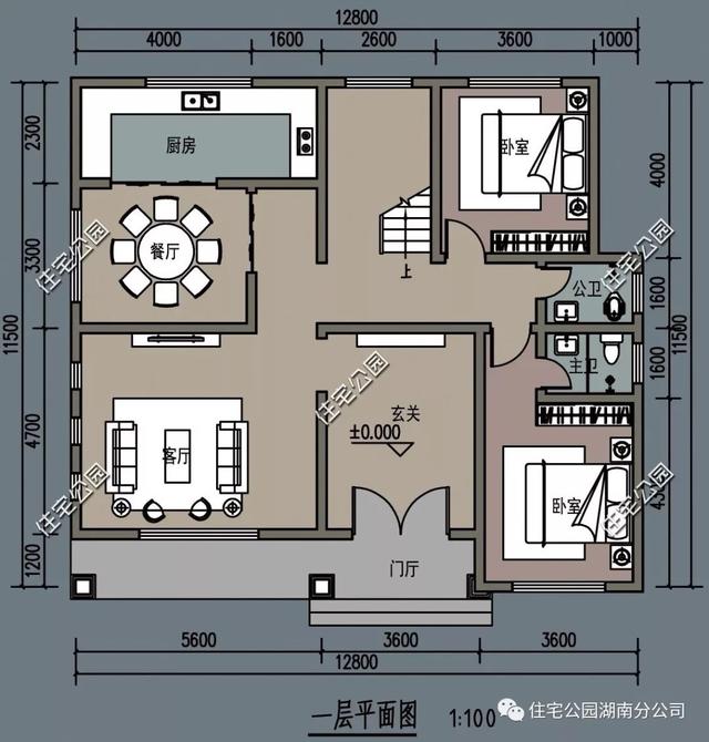 11×12米農村現代風別墅設計圖，大露臺、寵物間、小吧間都是當下室內設計的時尚新寵，年輕人的最愛