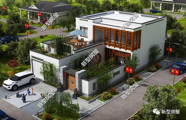 8套新農村別墅圖，小宅地、大宅地各種尺寸都有，現代、中式、田園各種風格齊全，趕緊一起來挑一套吧