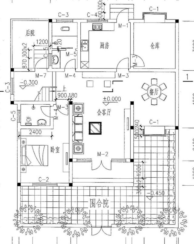 兩套造價(jià)不超過30萬的兩層農(nóng)村自建別墅圖紙， 都帶有獨(dú)立小院