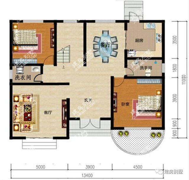 兩款二層美式別墅戶型，外墻都是用文化石來裝飾的，住這樣的房子極享受