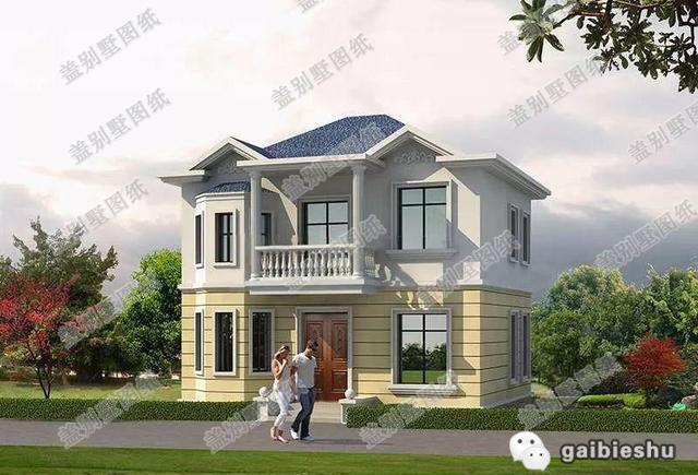 2款歐式風格二層農村房屋設計圖，不僅外觀精致漂亮，內部布局更是經濟適用