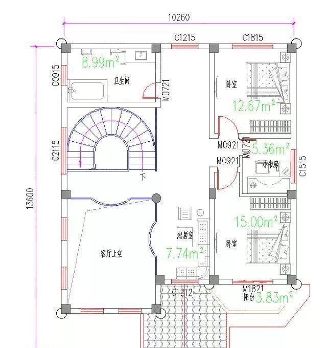2款歐式風格二層農村房屋設計圖，不僅外觀精致漂亮，內部布局更是經濟適用