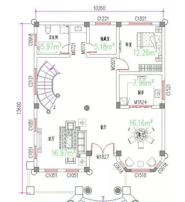 2款歐式風格二層農村房屋設計圖，不僅外觀精致漂亮，內部布局更是經濟適用