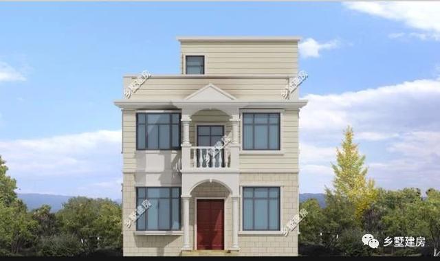 12mX10m的宅基地建一棟超美的二層別墅，設(shè)計(jì)好了不光好看，更有氣勢(shì)，城里人看了也只有羨慕的份