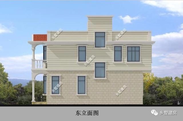 12mX10m的宅基地建一棟超美的二層別墅，設(shè)計(jì)好了不光好看，更有氣勢(shì)，城里人看了也只有羨慕的份