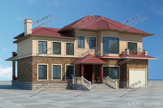 幾套開(kāi)間16米的兩層自建房別墅，布局合理，功能齊全，外觀簡(jiǎn)單大方，來(lái)看看有沒(méi)有符合你心意的