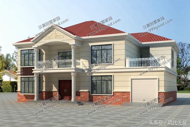 幾套開(kāi)間16米的兩層自建房別墅，布局合理，功能齊全，外觀簡(jiǎn)單大方，來(lái)看看有沒(méi)有符合你心意的