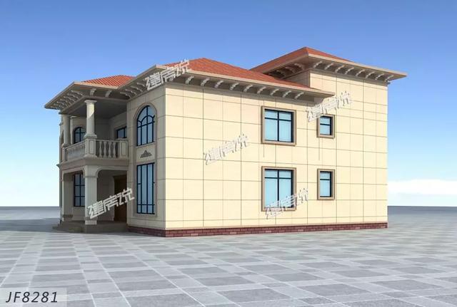 3款三層別墅戶型圖，專為農村設計，外觀大氣內部實用，造價不到40萬