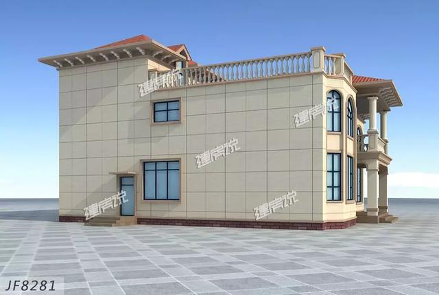 3款三層別墅戶型圖，專為農村設計，外觀大氣內部實用，造價不到40萬