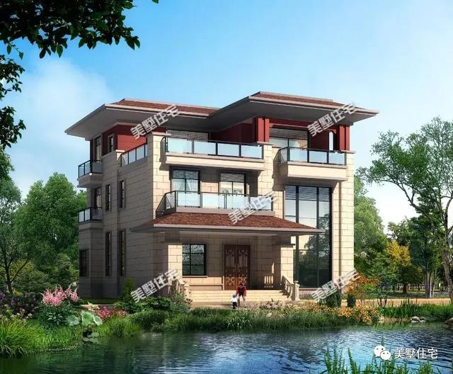 5套美式風格別墅戶型圖，別人再也沒法說農村房子不好看，這比城里的別墅美多了