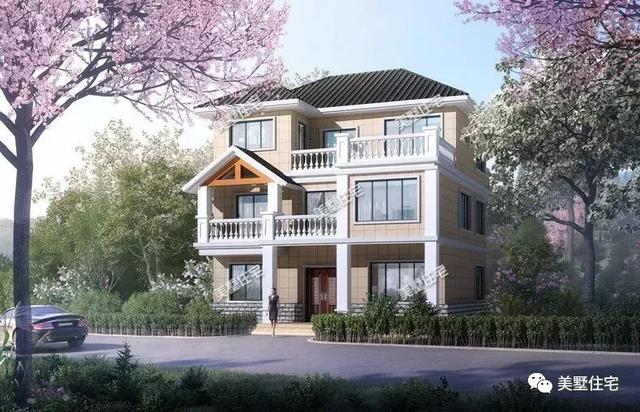 5套美式風格別墅戶型圖，別人再也沒法說農村房子不好看，這比城里的別墅美多了