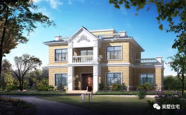 5套美式風格別墅戶型圖，別人再也沒法說農村房子不好看，這比城里的別墅美多了