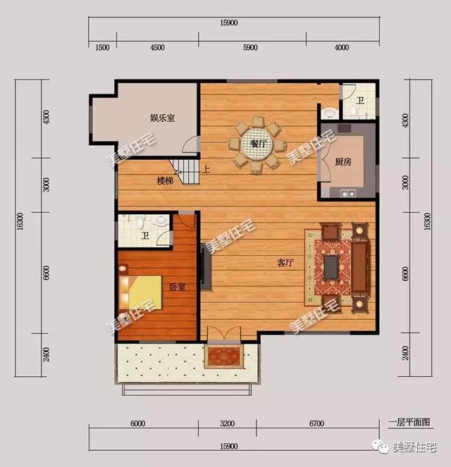 5套美式風格別墅戶型圖，別人再也沒法說農村房子不好看，這比城里的別墅美多了