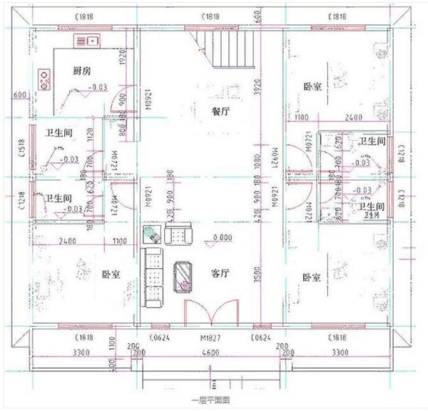 12x11米經濟實用二層別墅圖，平頂小別墅簡約干練，不管什么風格，和諧的就是最好的