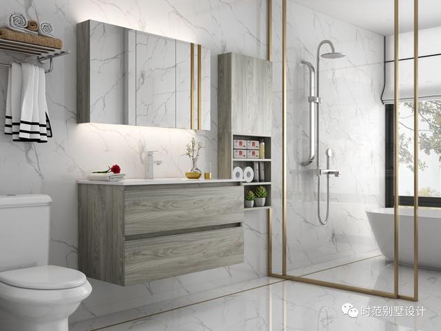 看多了形形色色的歐式住宅，換個樸素簡約帶內院泳池和書房的現代別墅戶型圖看一看