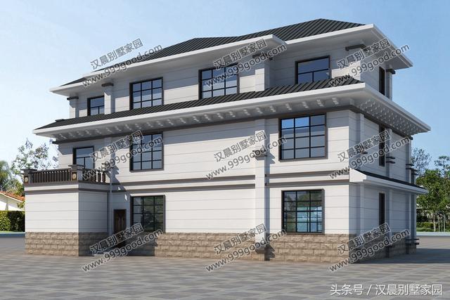 3棟新中式別墅設計圖，現在歐式泛濫容易過時，最終想想還是中式經典且比較耐看，不選擇一棟都不甘心