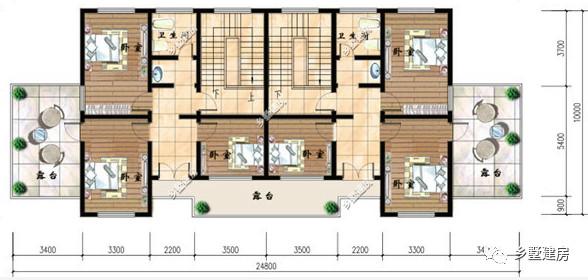 三層農村自建建筑結構水電全套圖紙效果圖