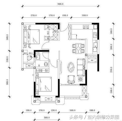 72平兩居室新房裝修11萬，色彩搭配上墻面顏色最滿意，簡單清爽還上檔次