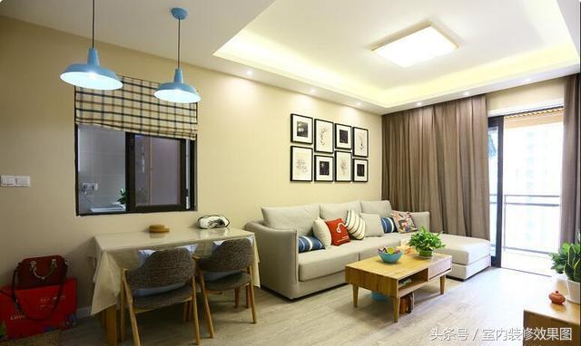 72平兩居室新房裝修11萬，色彩搭配上墻面顏色最滿意，簡單清爽還上檔次