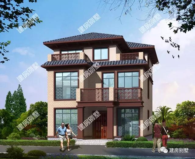 第一棟小面寬的別墅戶型，是現代和傳統建筑的結合體，很有韻味，第二棟有異域風情