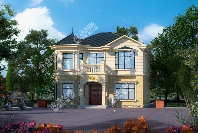 新歐式框架結構兩層別墅設計圖，讓你擁有童話般夢幻的小屋