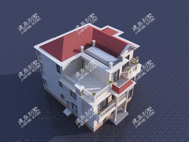 萬里挑一的三層別墅設計圖，房型好看，處處是亮點