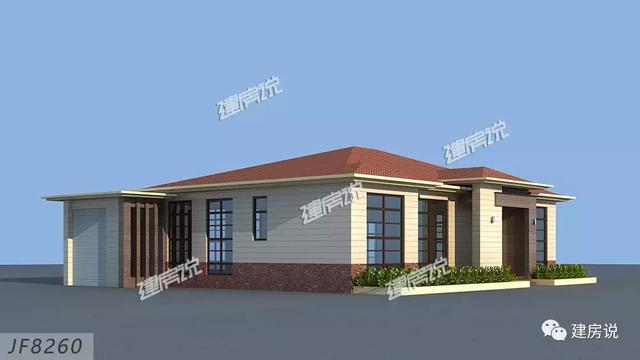 超贊的一層農村別墅設計圖，設備齊全，想要的應有盡有