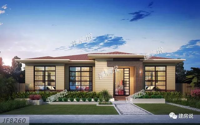 超贊的一層農村別墅設計圖，設備齊全，想要的應有盡有