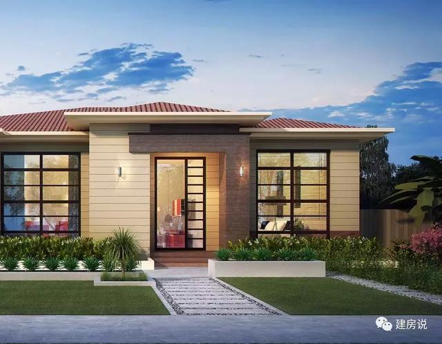 超贊的一層農村別墅設計圖，設備齊全，想要的應有盡有