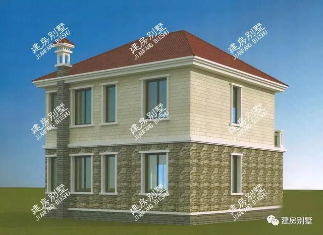 兩款農村別墅設計圖，開間都是10米的，建這樣的房子肯定讓你不被別人比下去