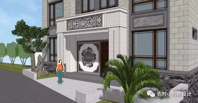 12×11米徽式三層農(nóng)村別墅設(shè)計圖，復(fù)式結(jié)構(gòu)