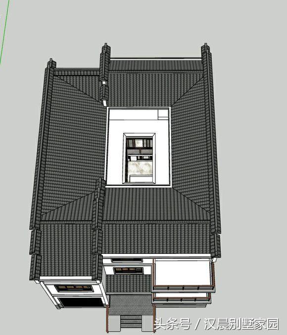 最近大熱的新中式別墅設計圖，新式徽派建筑風還帶院子，這樣的款式還滿意么？