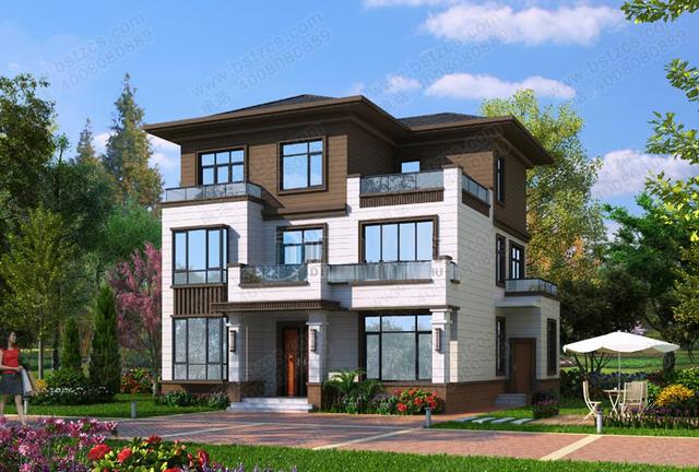 五套農村自建房圖紙，建筑面積300平米，造價不超30萬，能住3代人