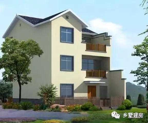 兩款農村自建別墅圖紙，造型新穎門廳+露臺+飄窗+車庫，完美的房子