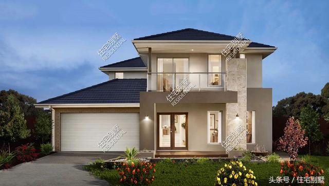 二層現代簡約派小別墅， 框架結構開間12X15精雕細刻，打造完美居住體驗