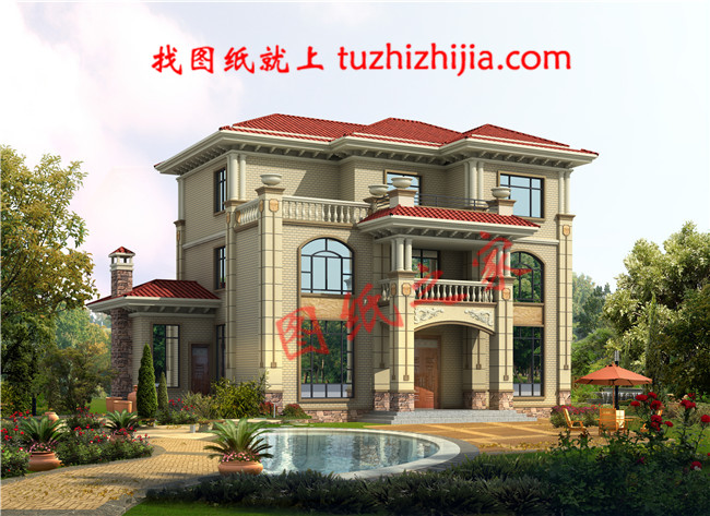 闊氣的三層別墅設(shè)計(jì)圖，亮得恰到好處，永遠(yuǎn)也住不膩