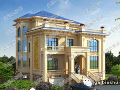 喜歡這樣的復式三層帶地下層農(nóng)村別墅戶型設計圖么？